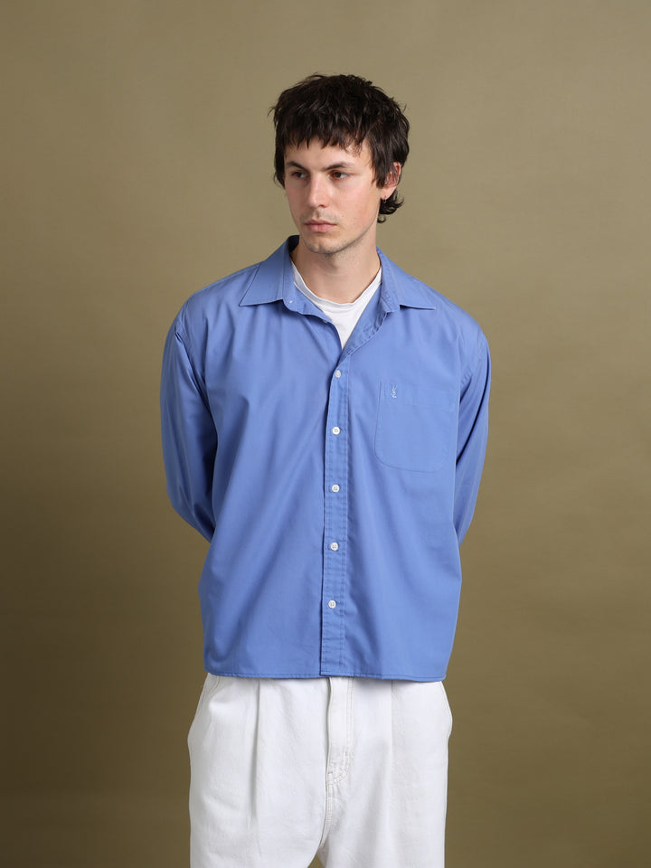 Yves Saint Laurent Shirt Blue Men's L - styled