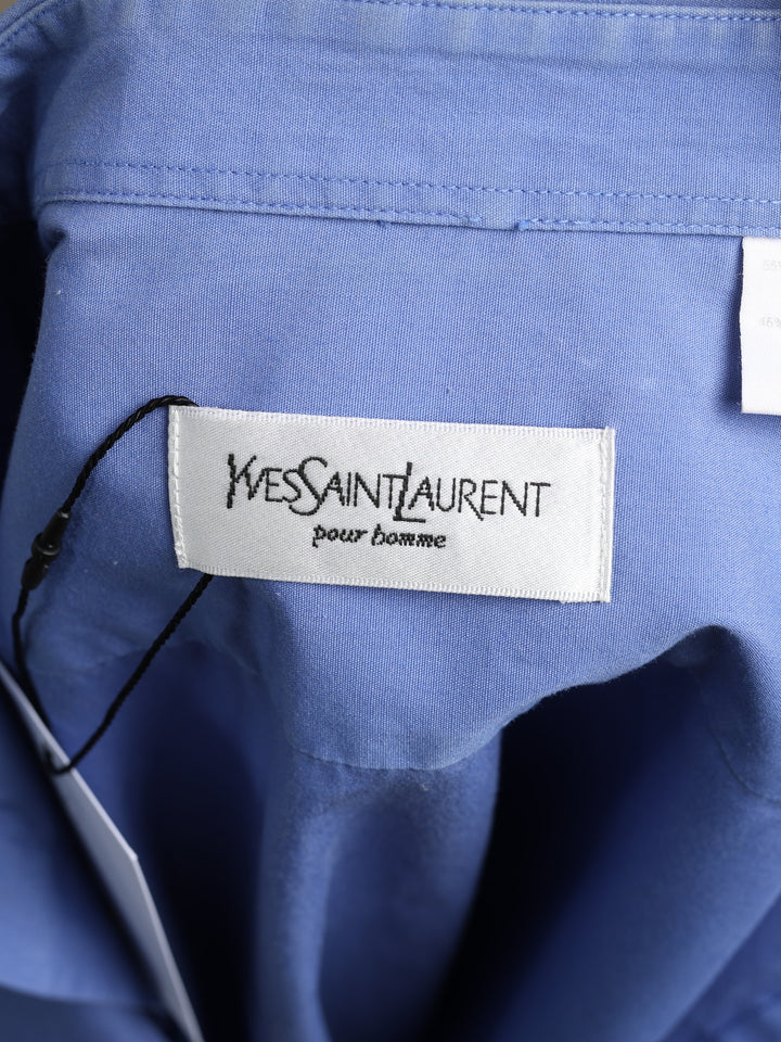 Yves Saint Laurent Shirt Blue Men's L - detail 4