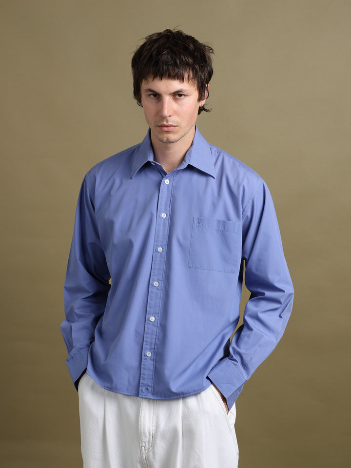 Yves Saint Laurent Shirt Blue Men's L - front