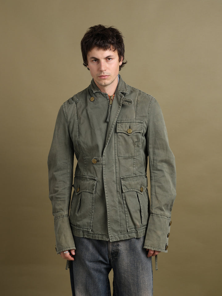 Dsquared2 Denim Jacket Olive Men's M - detail 1