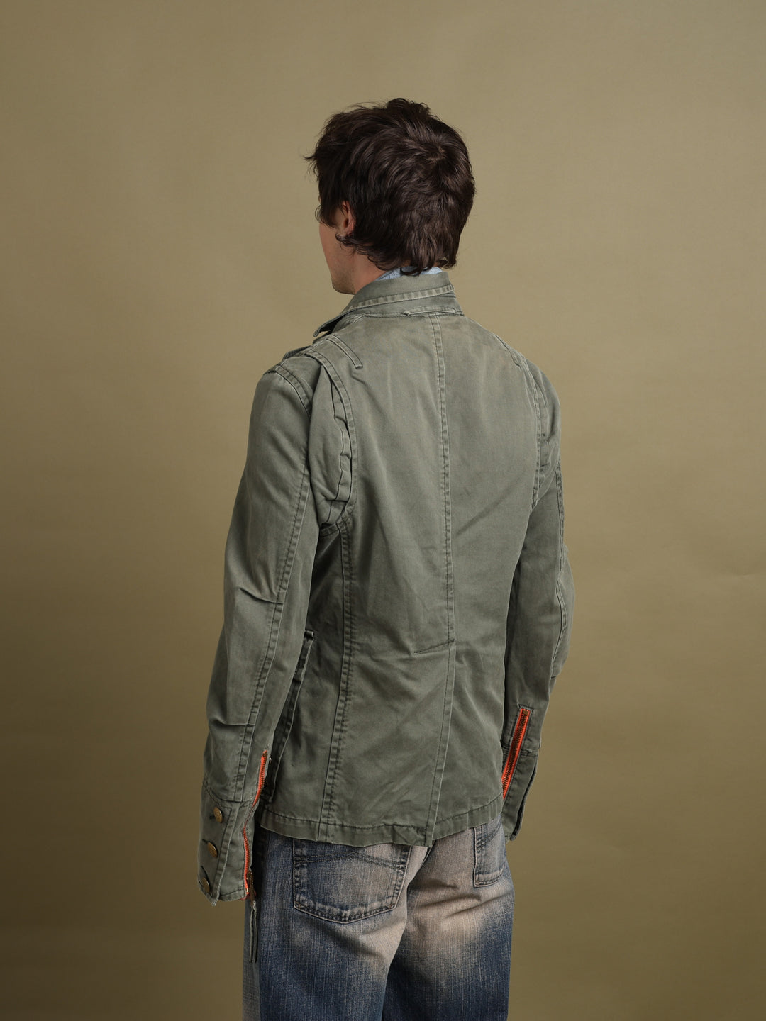 Dsquared2 Denim Jacket Olive Men's M - detail 3