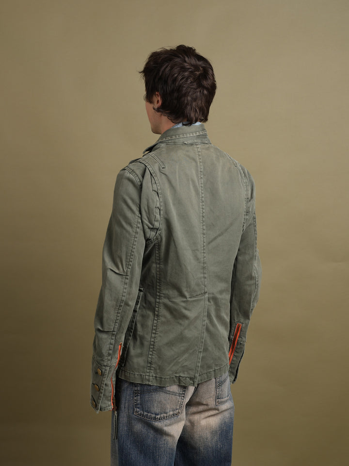 Dsquared2 Denim Jacket Olive Men's M - detail 3