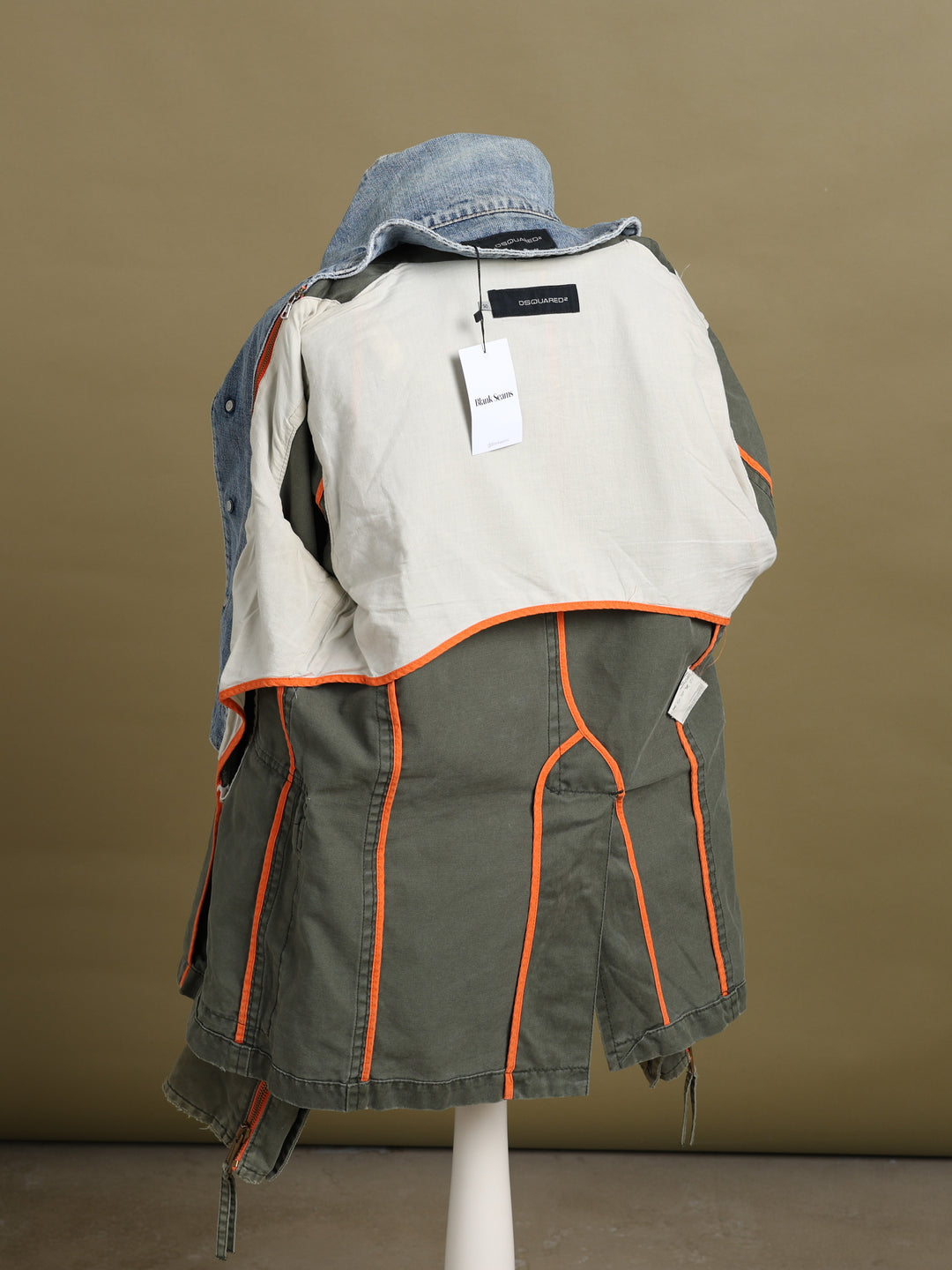 Dsquared2 Denim Jacket Olive Men's M - detail 4