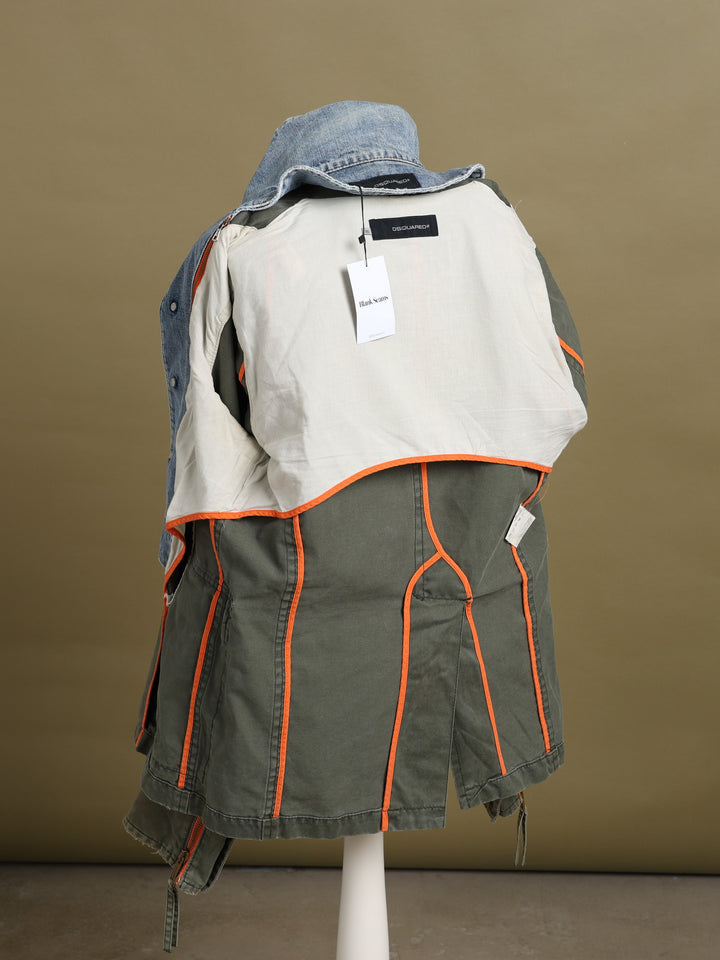 Dsquared2 Denim Jacket Olive Men's M - detail 4