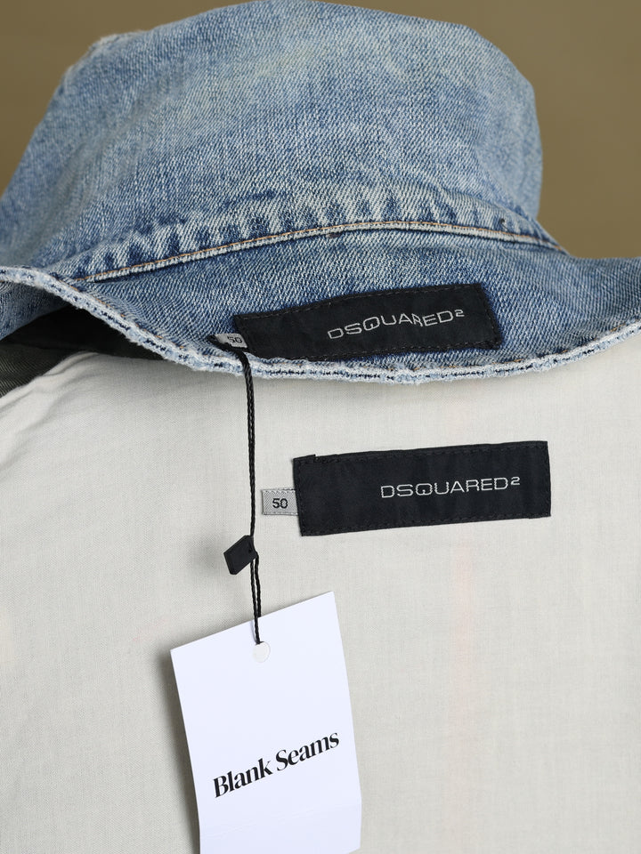 Dsquared2 Denim Jacket Olive Men's M - detail 5