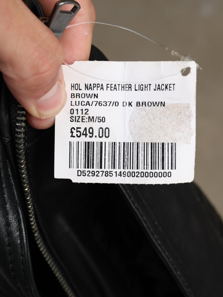 Harrods Leather Jacket Black Men's M - detail 4