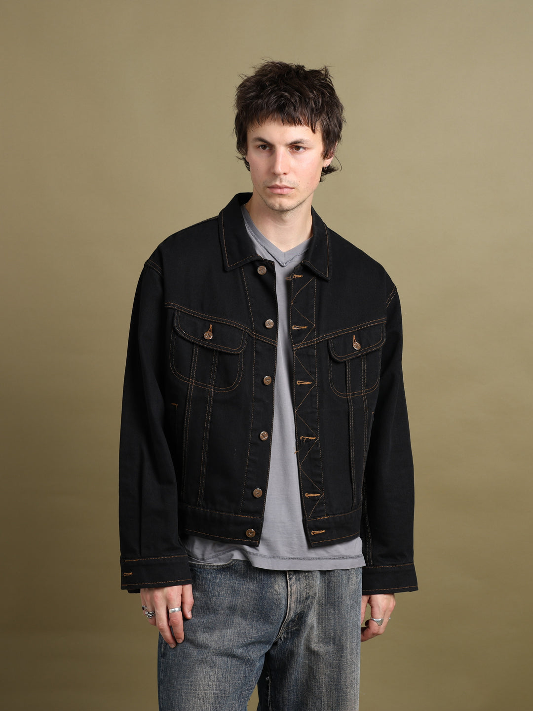Valentino Jacket Black Men's L - fabric detail
