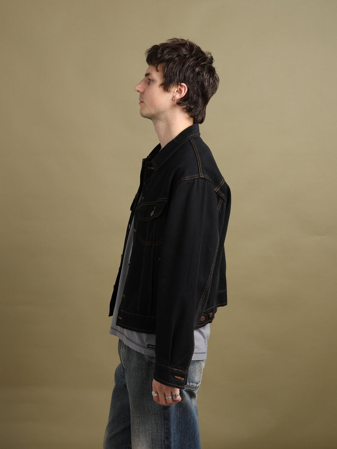 Valentino Jacket Black Men's L - detail 1