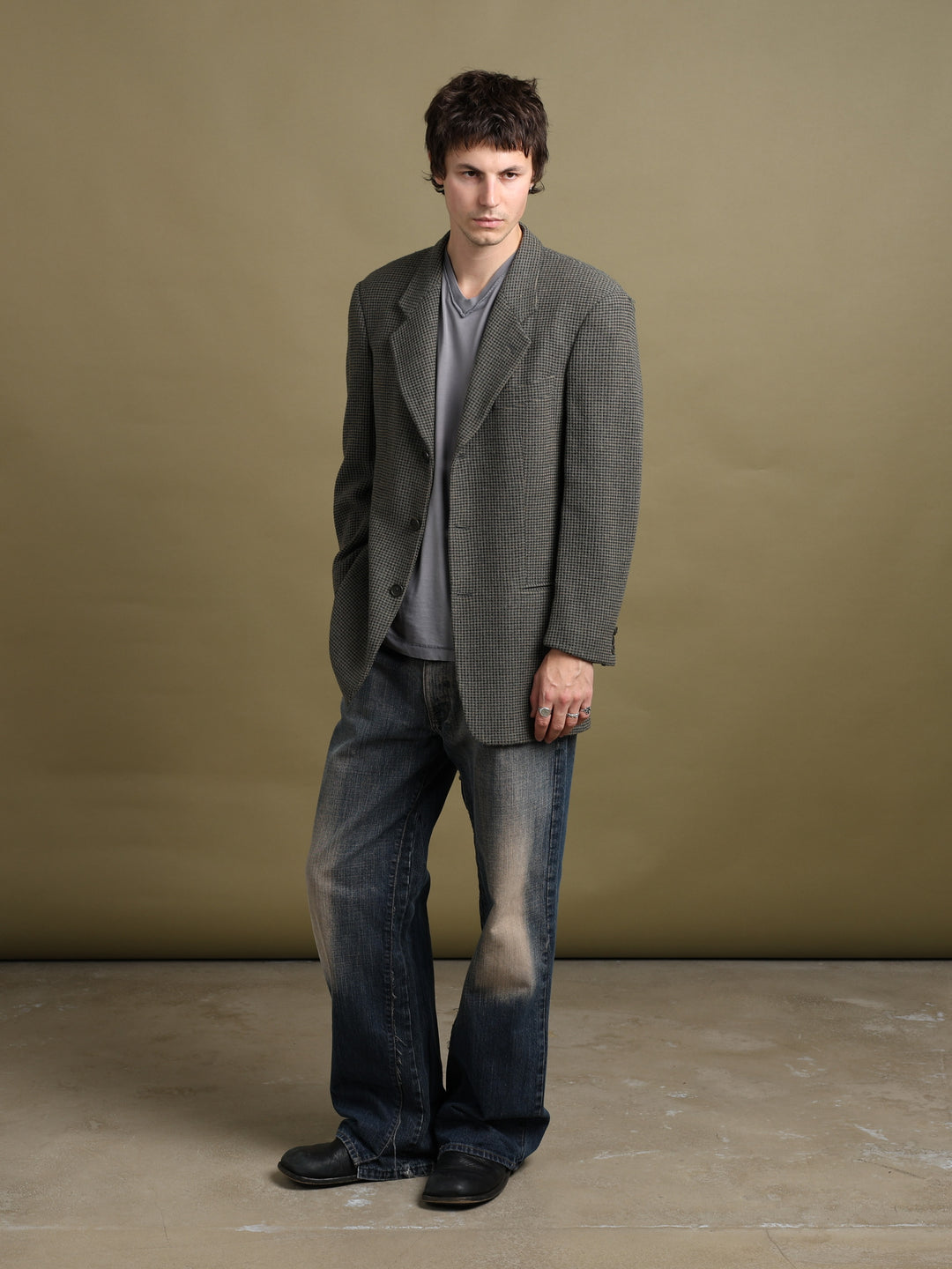 Giorgio Armani Blazer Grey Men's M - front