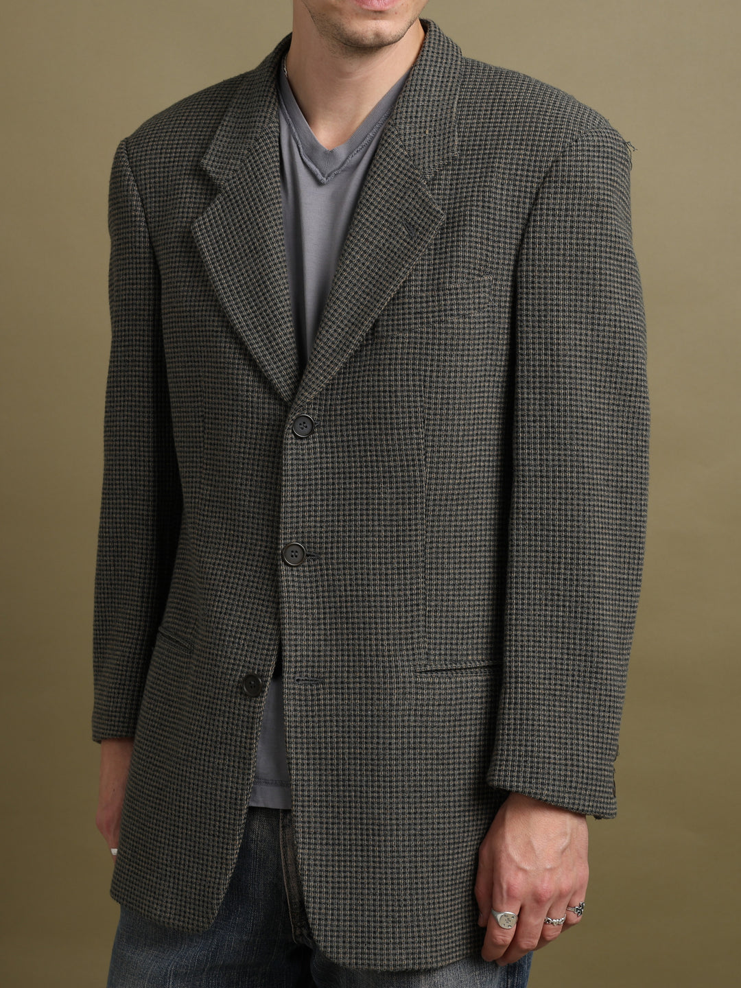 Giorgio Armani Blazer Grey Men's M - styled