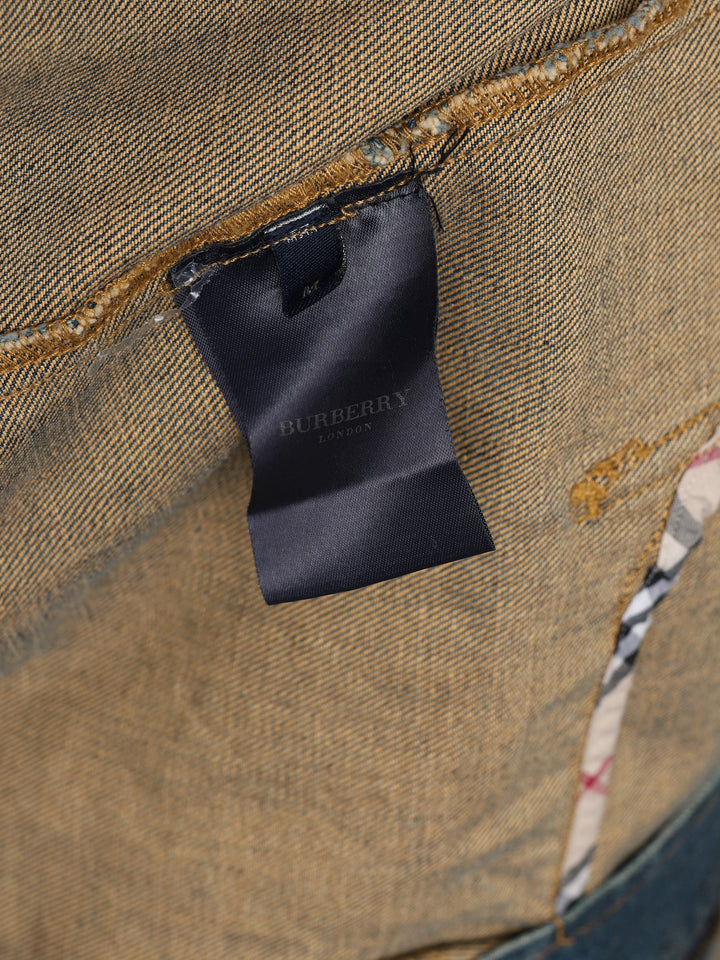 Burberry Denim Biker Jacket Blue Men's M - detail 4