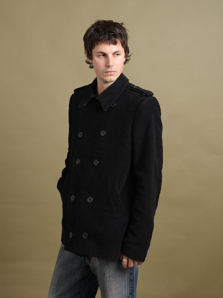 McQ Alexander McQueen Peacoat Black Men's L - styled