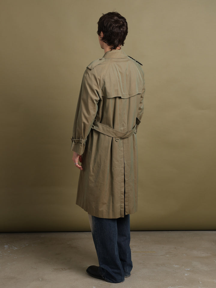 Burberrys Double Breasted Trench Coat Khaki Men's M - detail 3