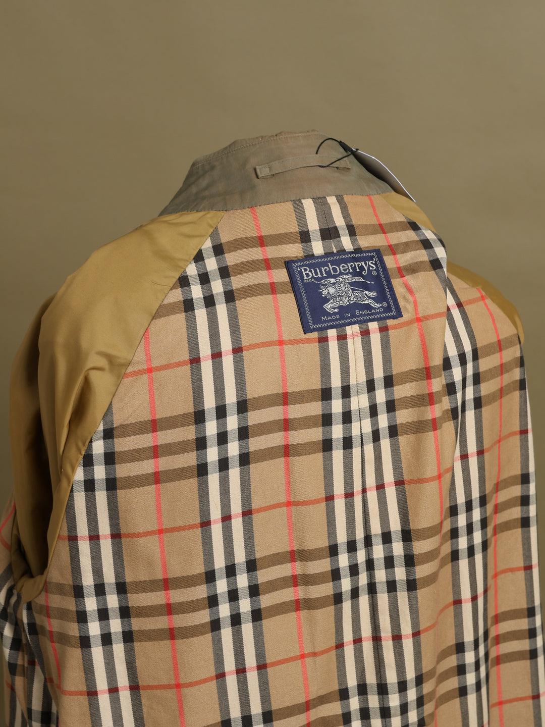 Burberrys Double Breasted Trench Coat Khaki Men's M - detail 5