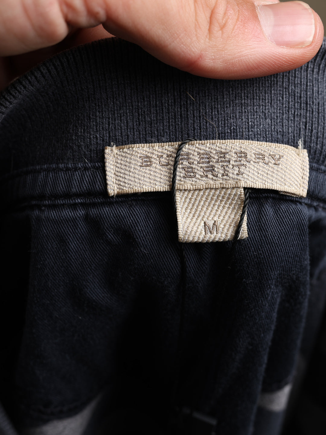 Burberry Brit Polo Shirt Black Men's M - detail 3