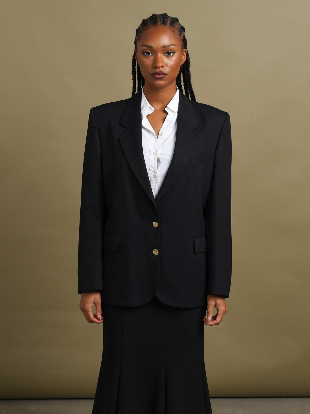 Burberrys Blazer Black Women's L - front