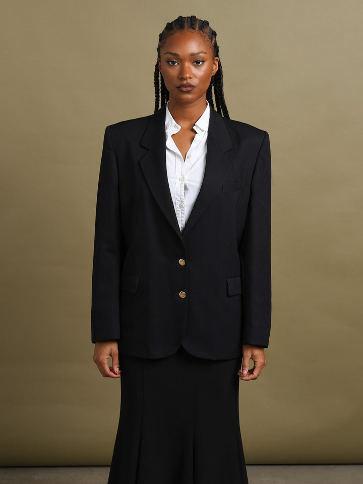 Burberrys Blazer Black Women's L - front
