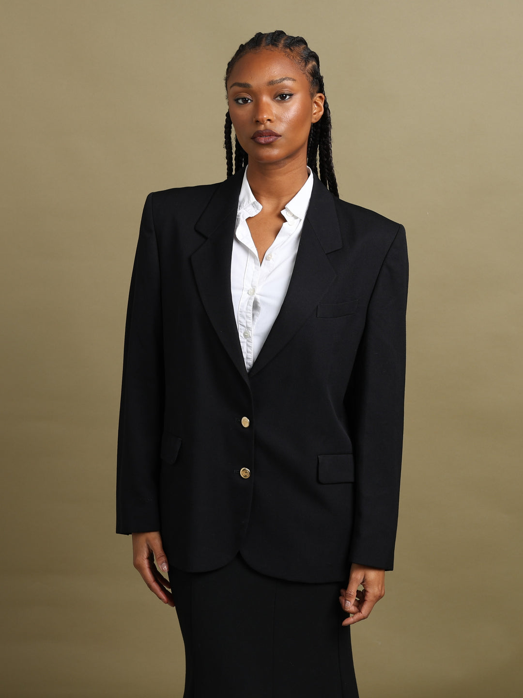 Burberrys Blazer Black Women's L - styled