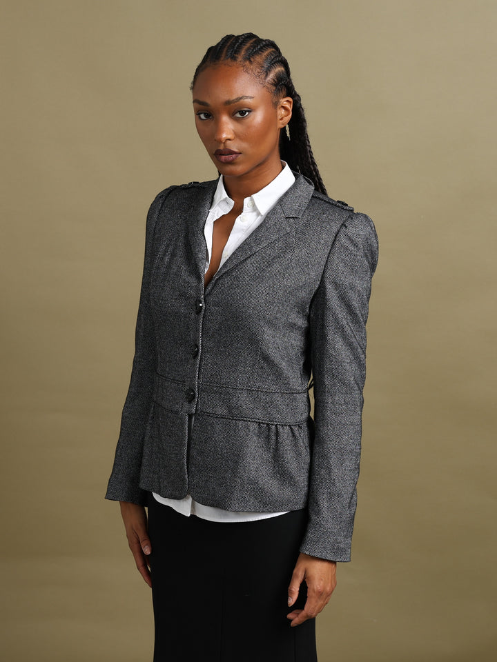 Burberry London Blazer Grey Women's M - detail 1