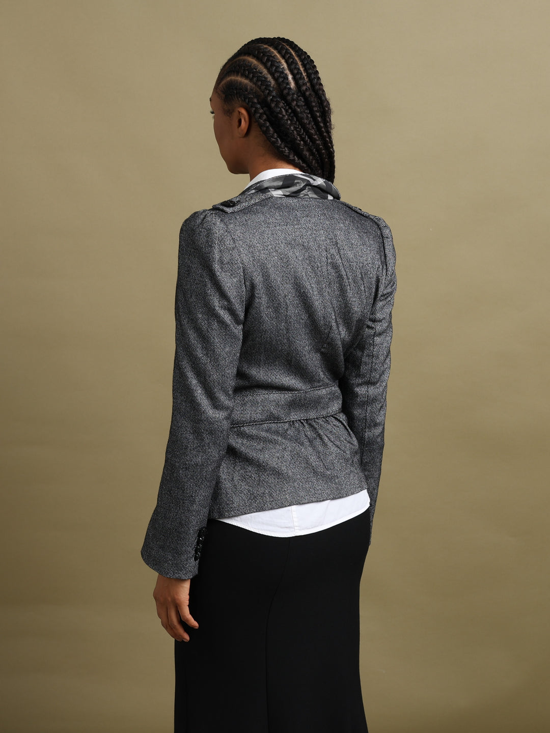 Burberry London Blazer Grey Women's M - detail 2