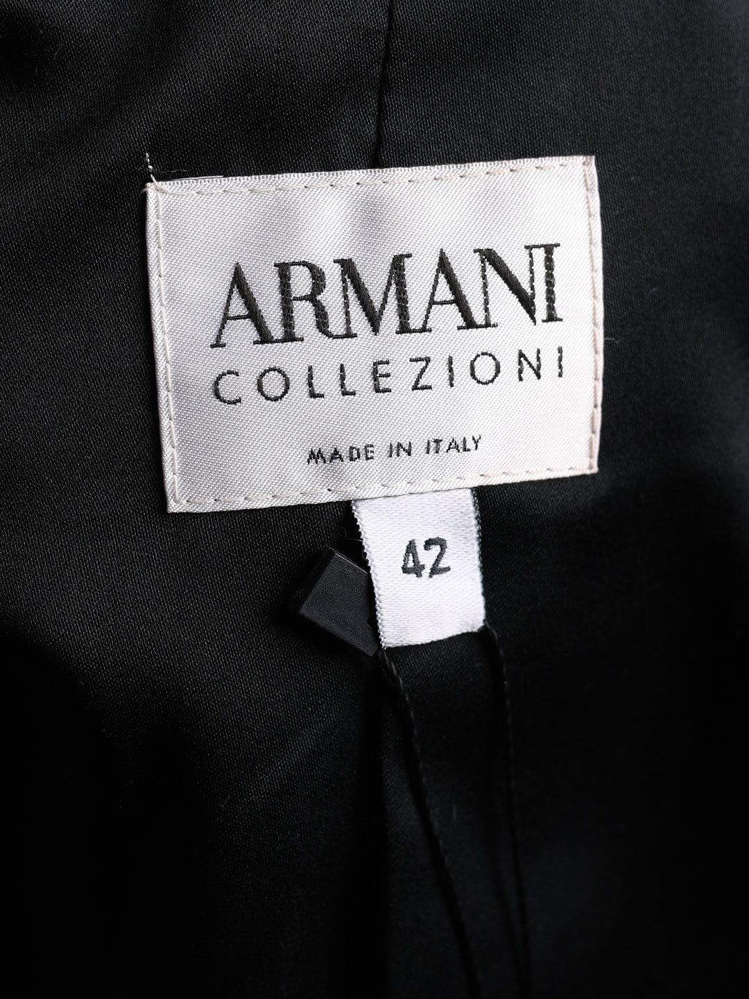 Armani Collezioni Asymmetric Zip Blazer Grey Women's L - detail 5