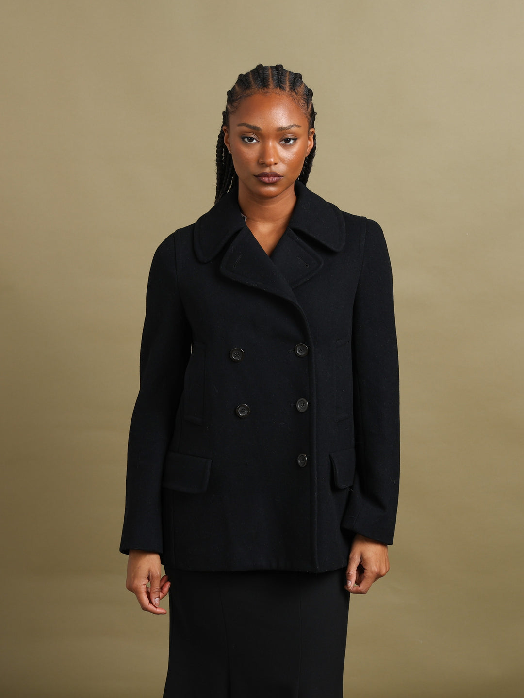 Burberry Peacoat Black Women's S - back