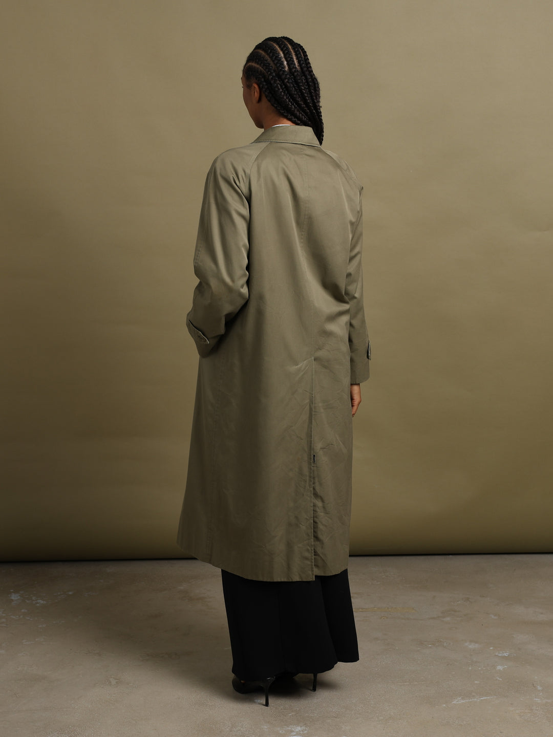 Burberrys Trench Coat Green Women's M - detail 2