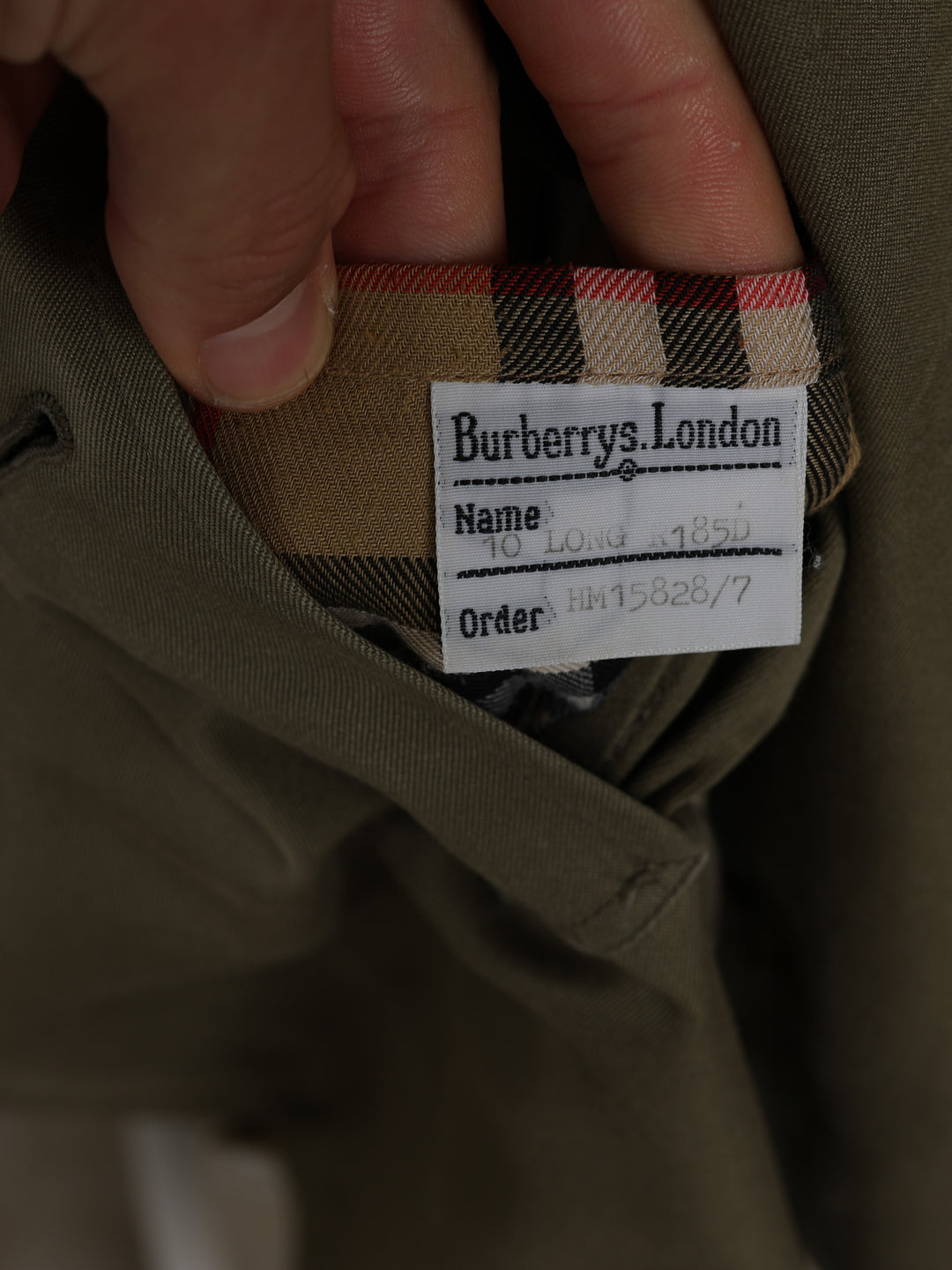 Burberrys Trench Coat Green Women's M - detail 6