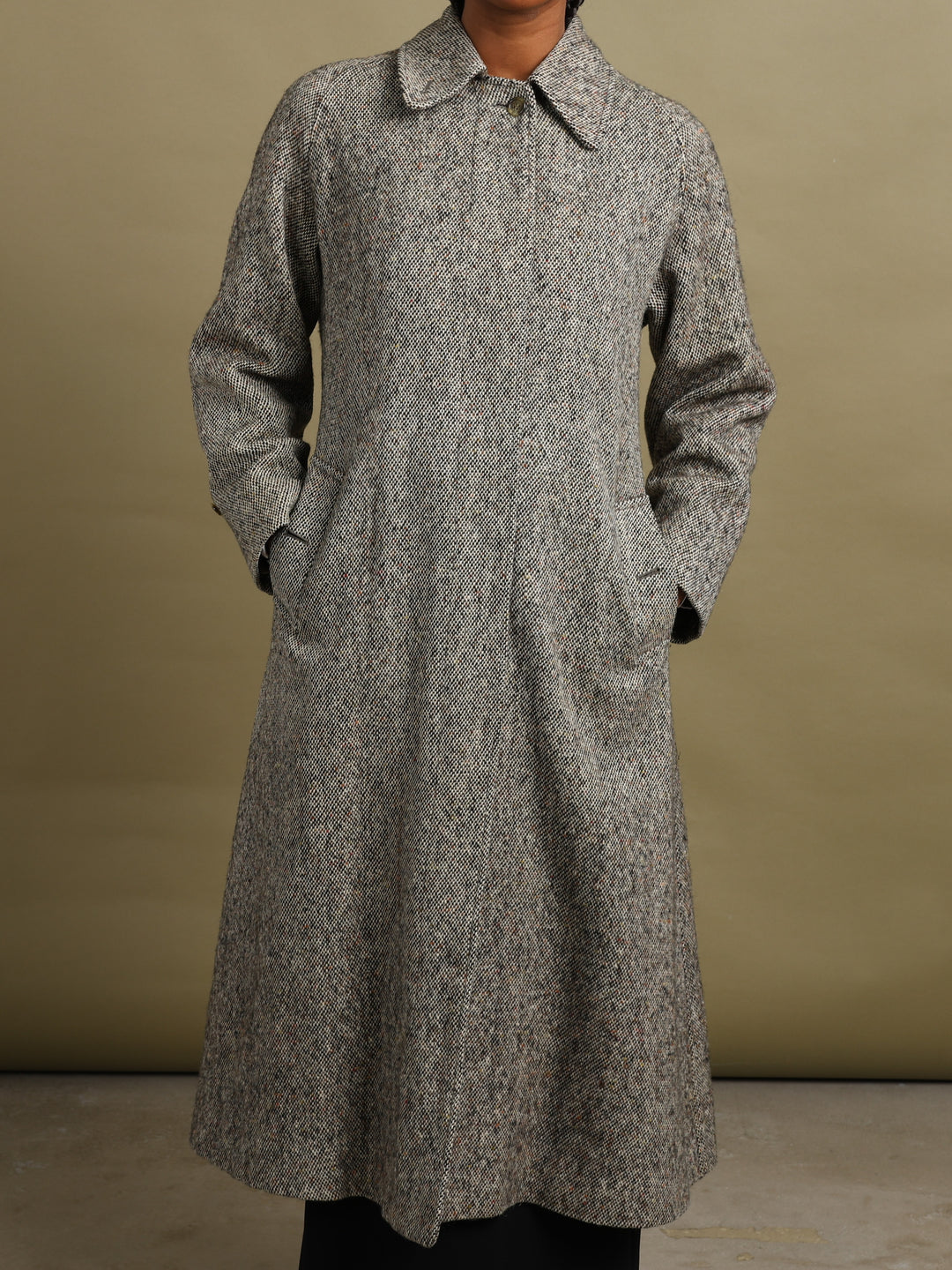 Burberrys Overcoat Grey Women's L - detail 2