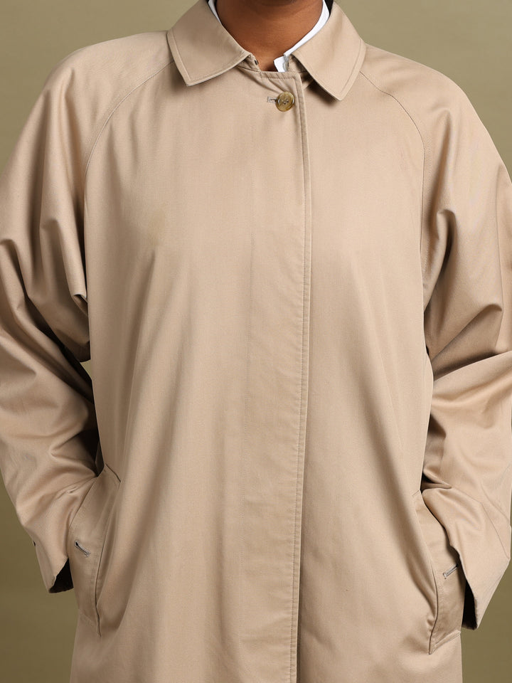Burberrys Trench Coat Beige Women's XL - styled