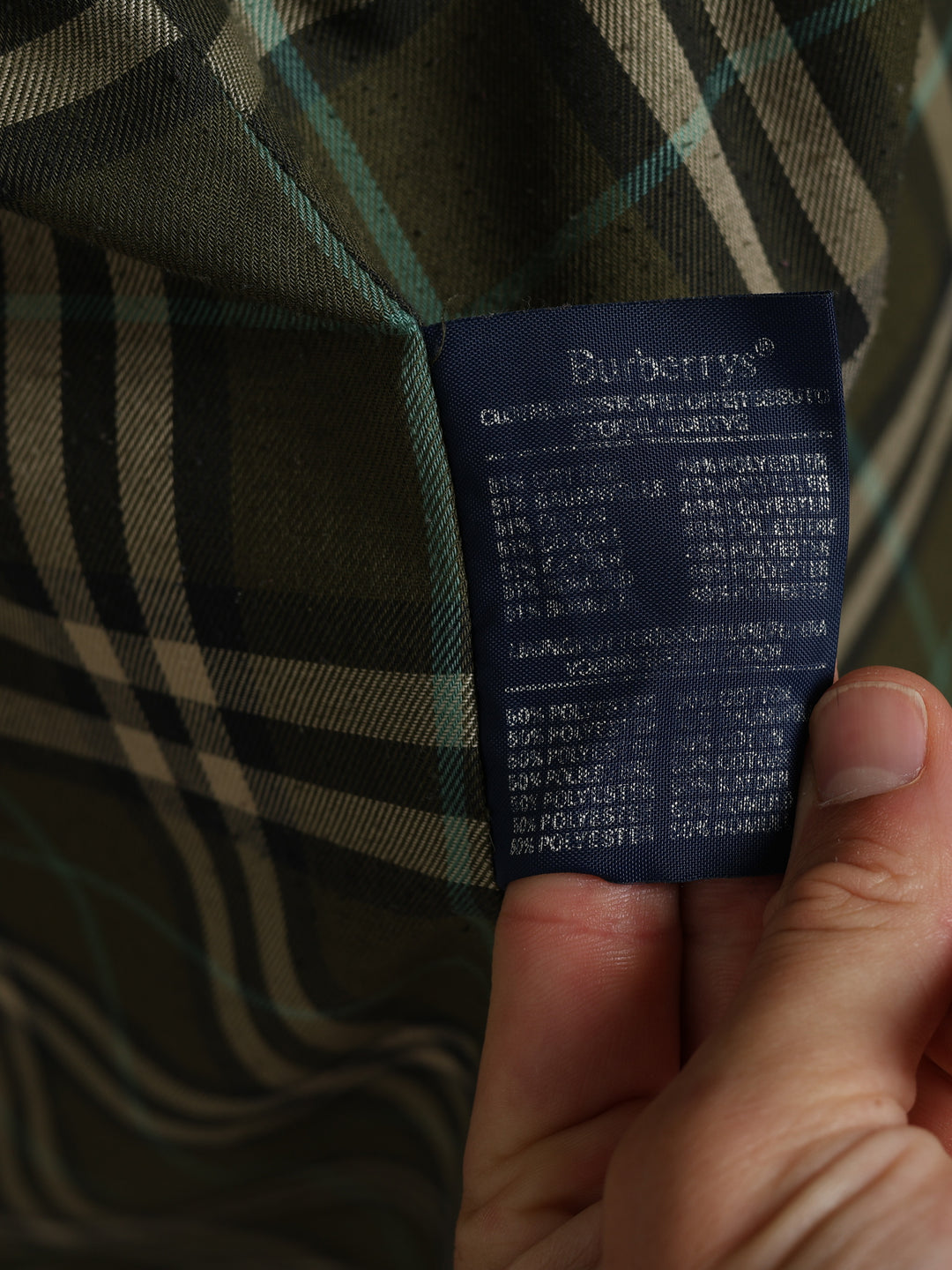 Burberrys Double Breasted Trench Coat Olive Women's L - detail 7