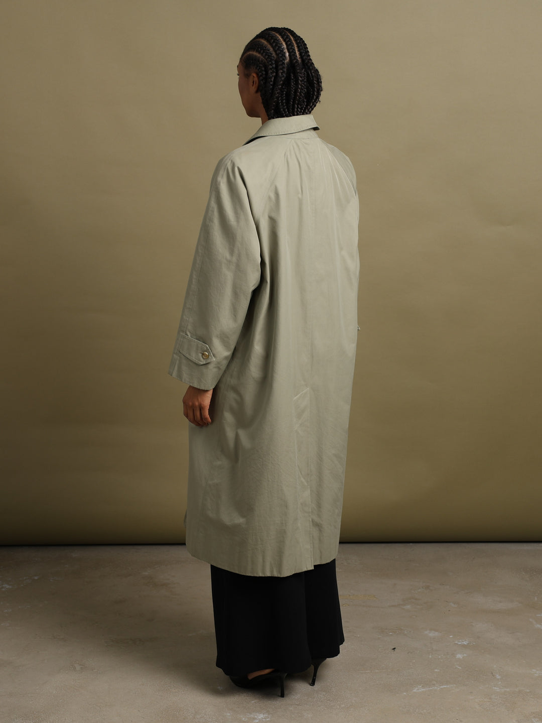 Burberrys Trench Coat Green Women's L - detail 2