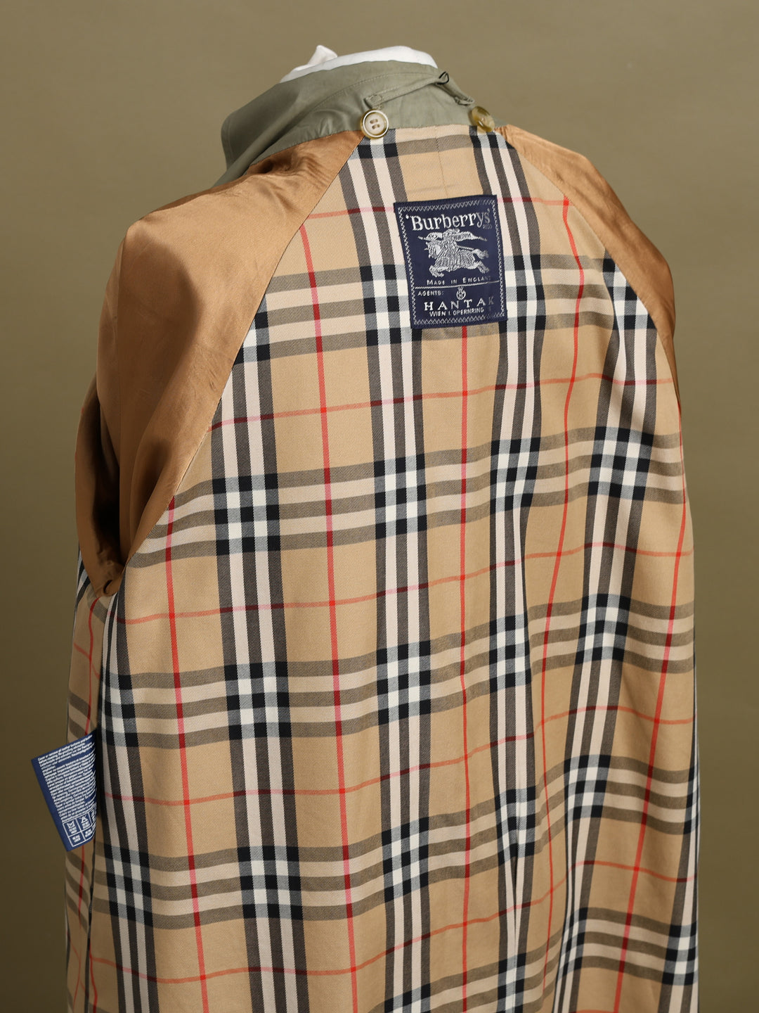 Burberrys Trench Coat Green Women's L - detail 4