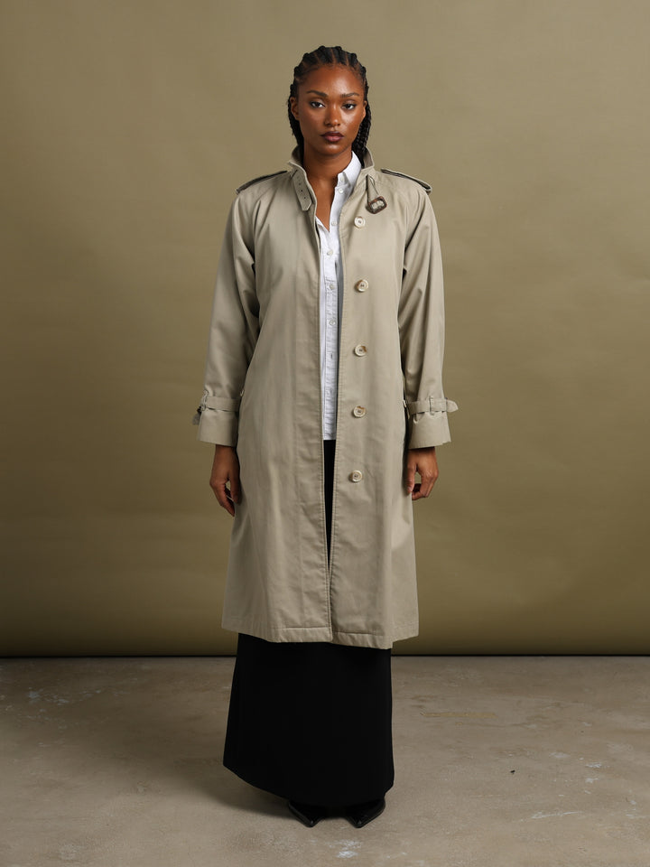 Burberrys Trench Coat Beige Women's S - back