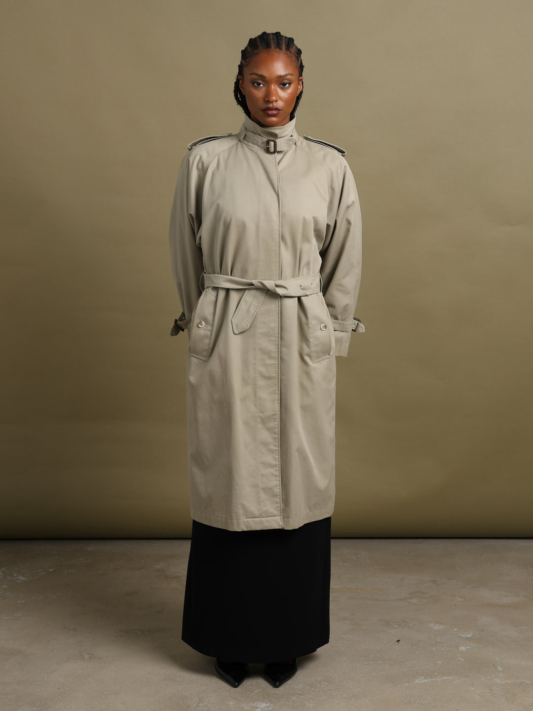 Burberrys Trench Coat Beige Women's S - detail 1