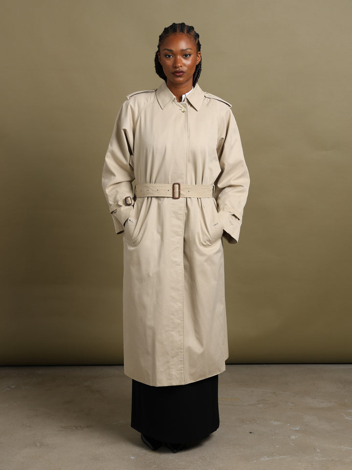 Burberrys Trench Coat Cream Women's L - detail 1