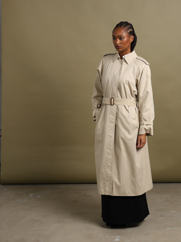 Burberrys Trench Coat Cream Women's L - detail 3