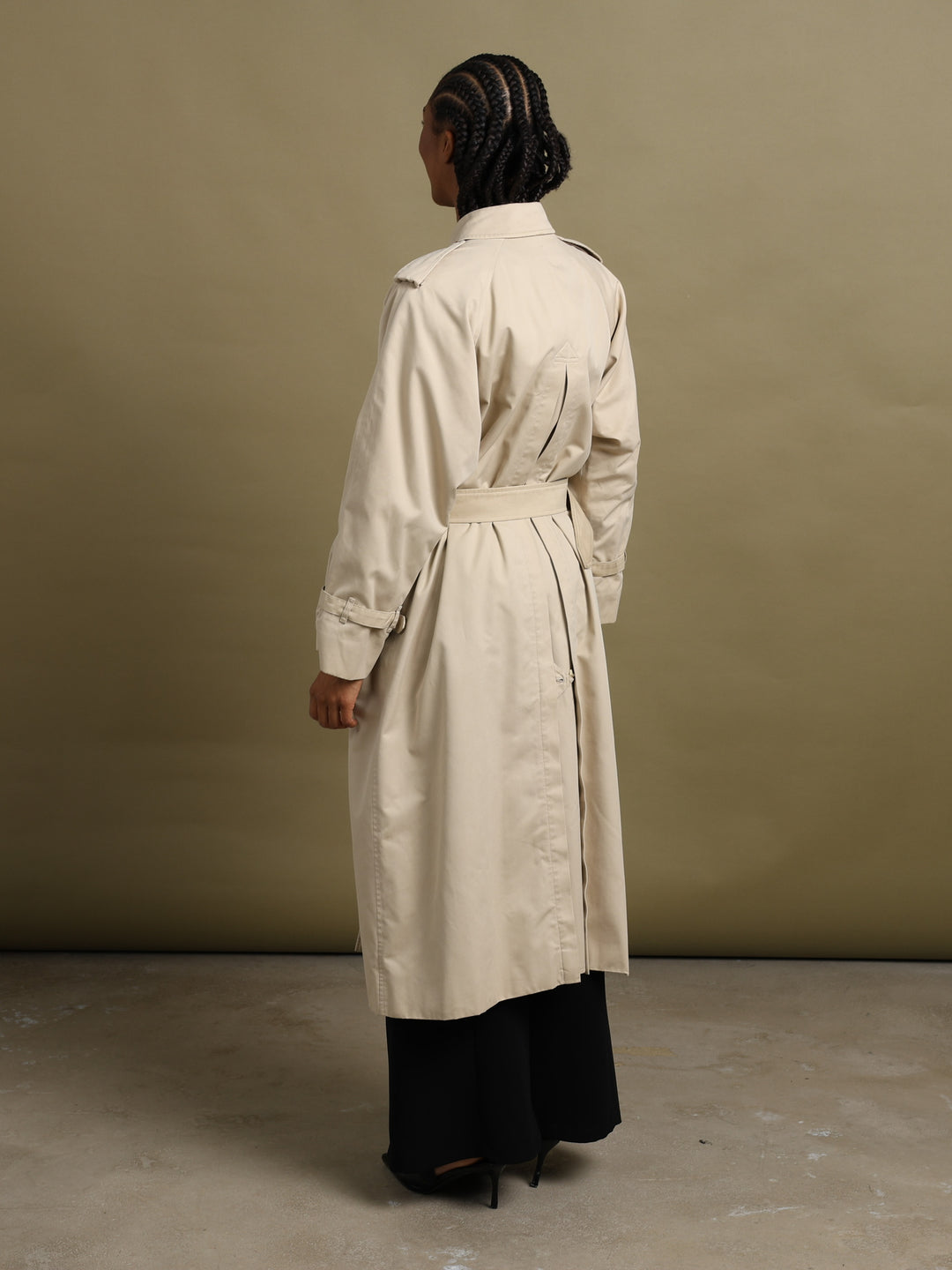 Burberrys Trench Coat Cream Women's L - detail 4