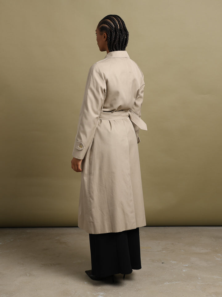 Burberrys Single Breasted Trench Coat Beige Women's M - detail 1