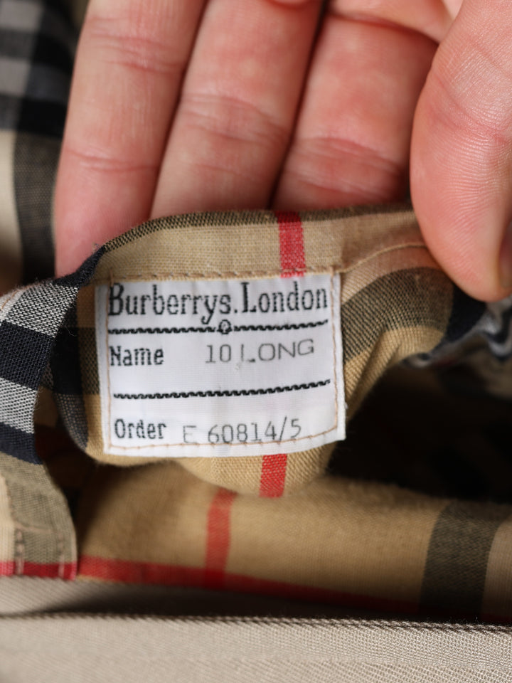 Burberrys Single Breasted Trench Coat Beige Women's M - detail 5