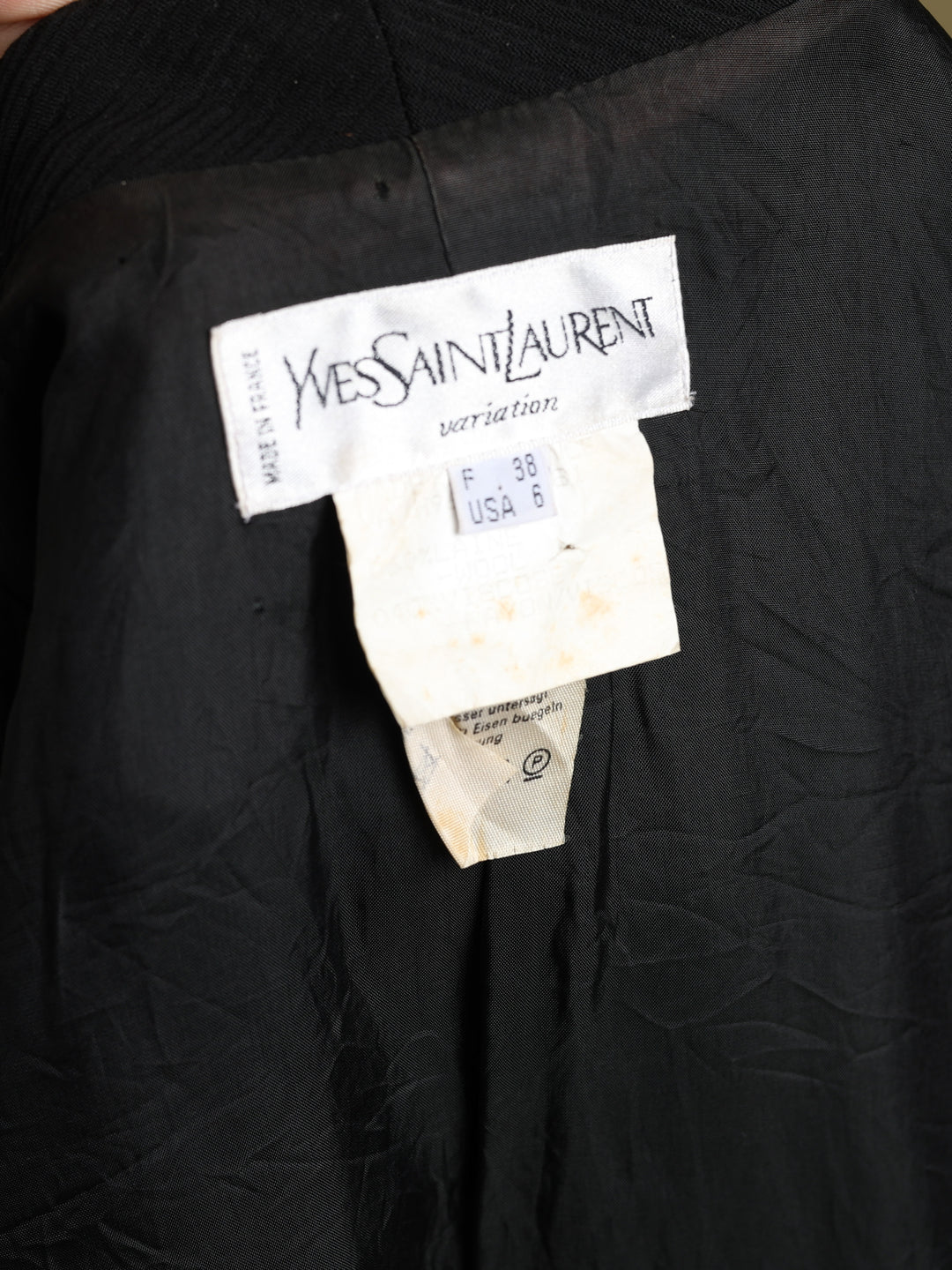 Yves Saint Laurent Blazer Black Women's M - detail 5