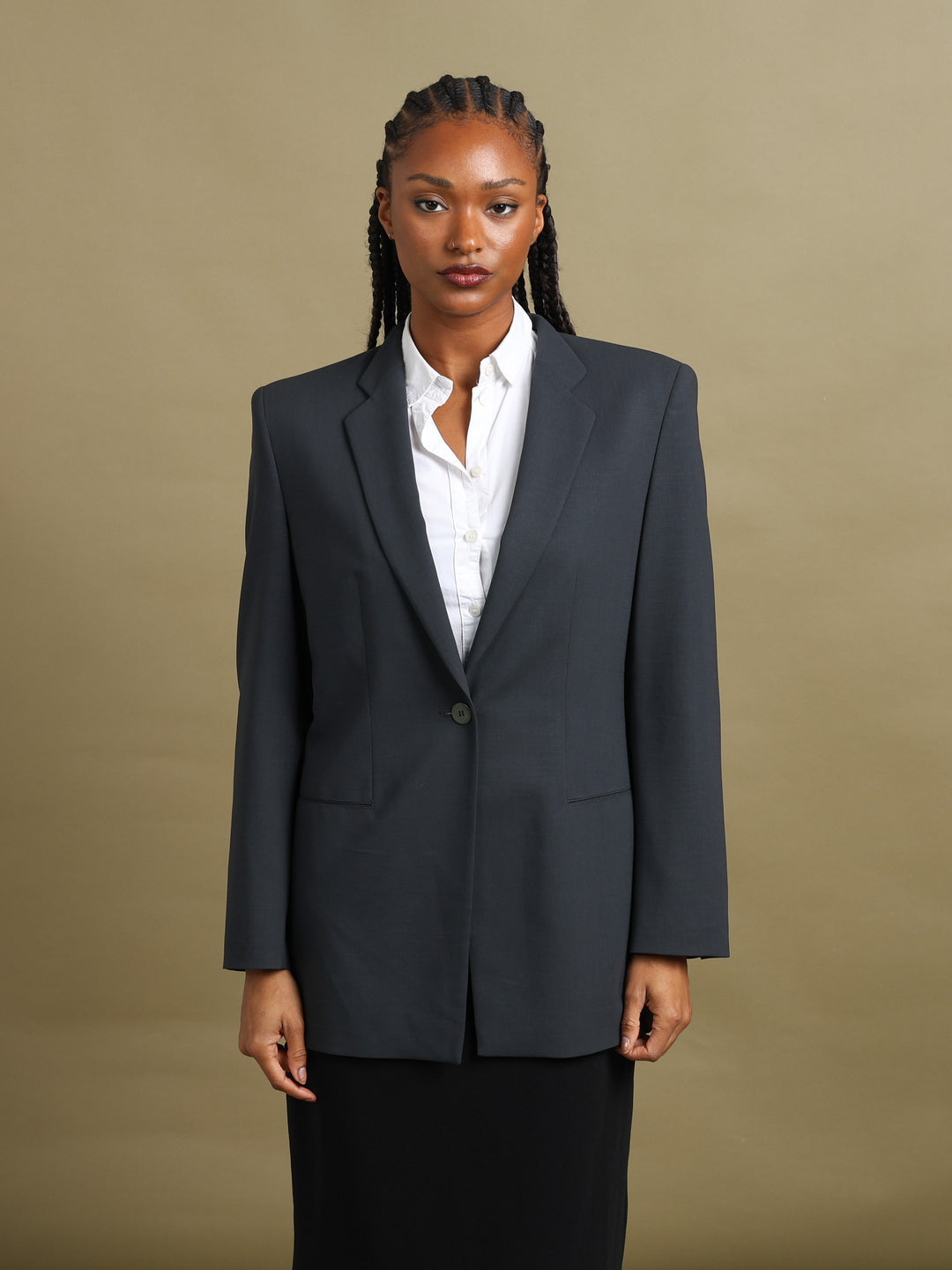 Giorgio Armani Blazer Grey Women's M - front