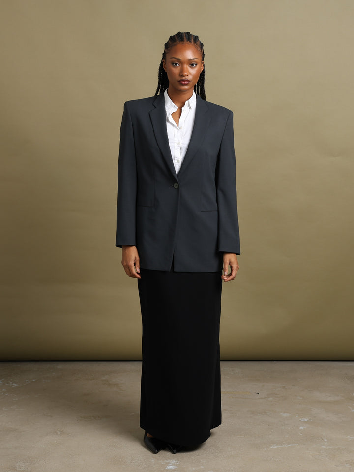Giorgio Armani Blazer Grey Women's M - back