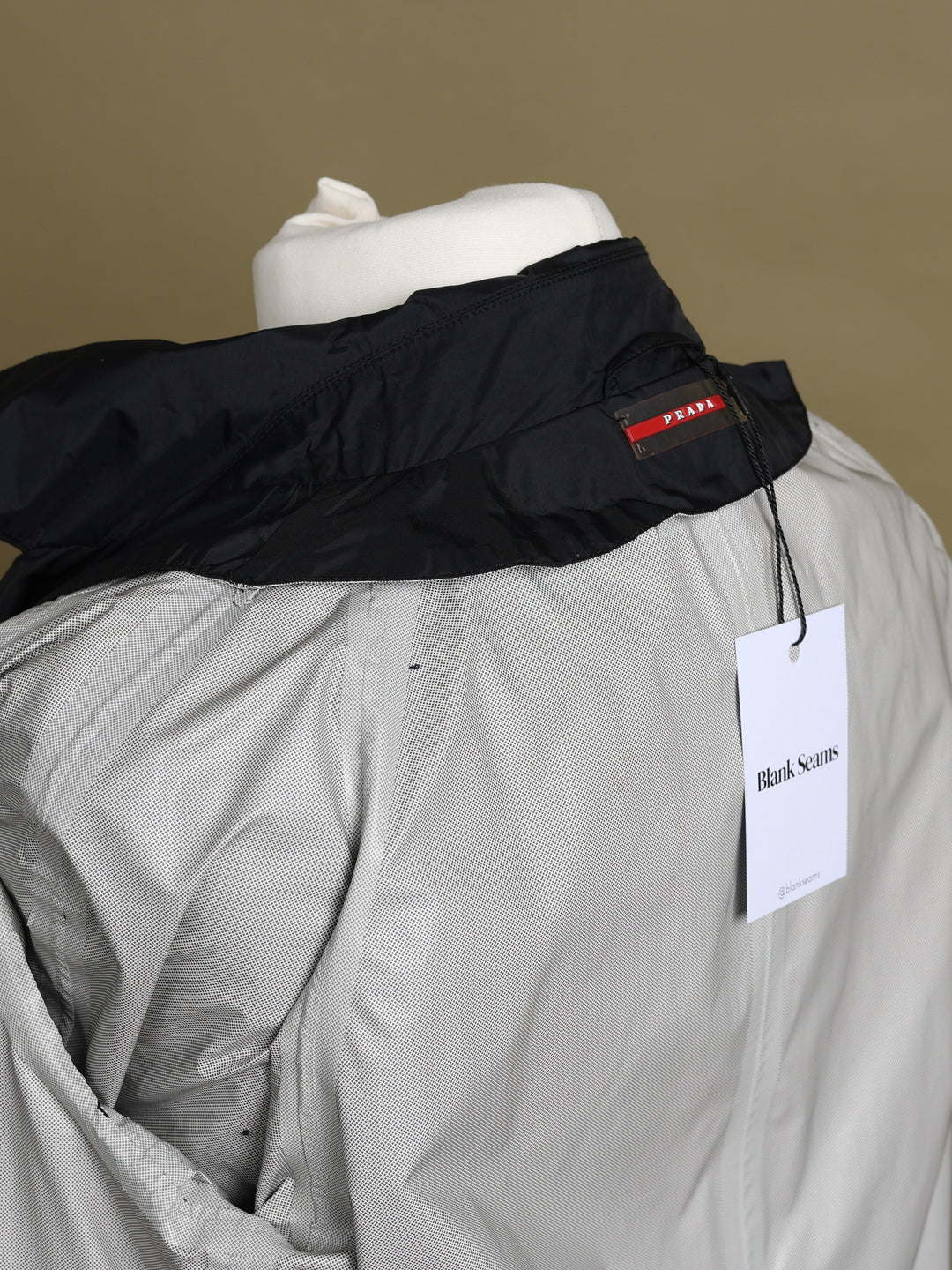 Prada Trench Coat Black Women's M - detail 3