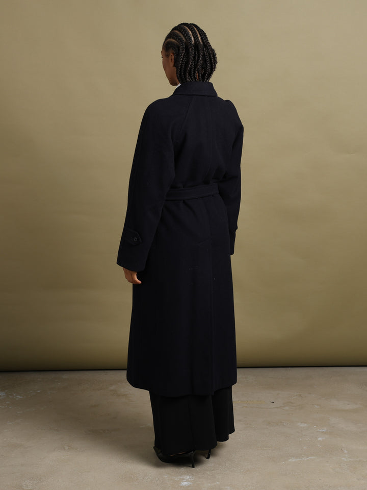 Burberrys Overcoat Navy Women's S - detail 2