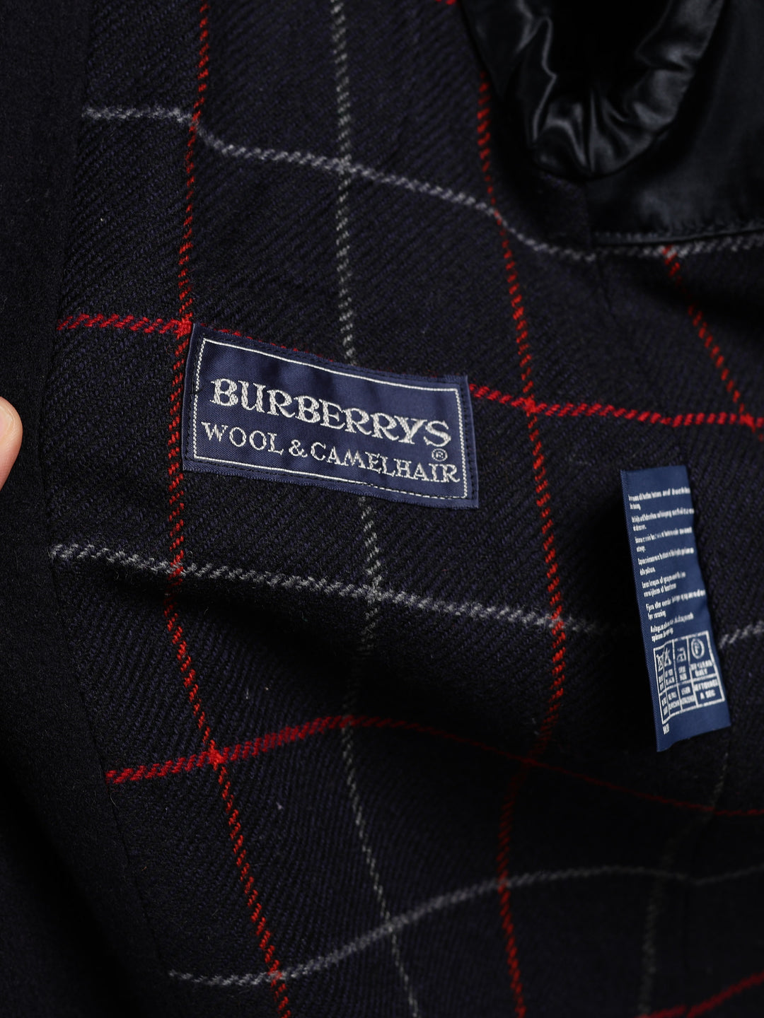 Burberrys Overcoat Navy Women's S - detail 4
