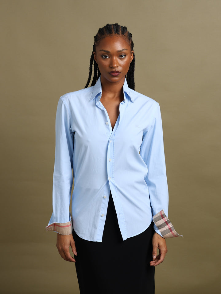 Burberry Brit Shirt Blue Women's XS - front