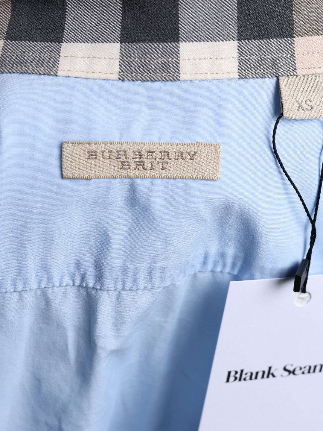 Burberry Brit Shirt Blue Women's XS - detail 2
