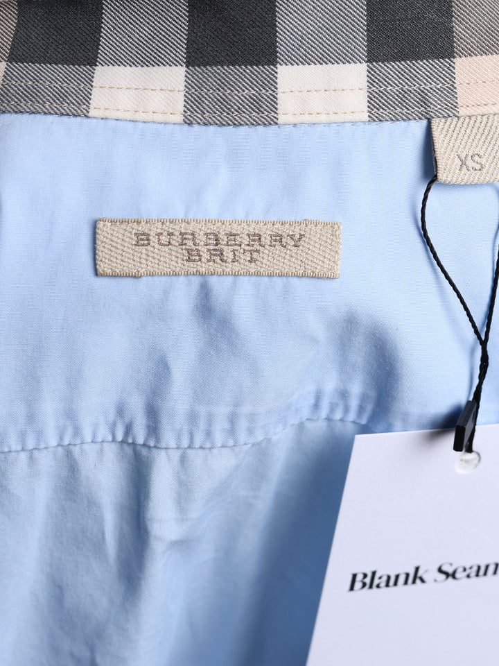 Burberry Brit Shirt Blue Women's XS - detail 2