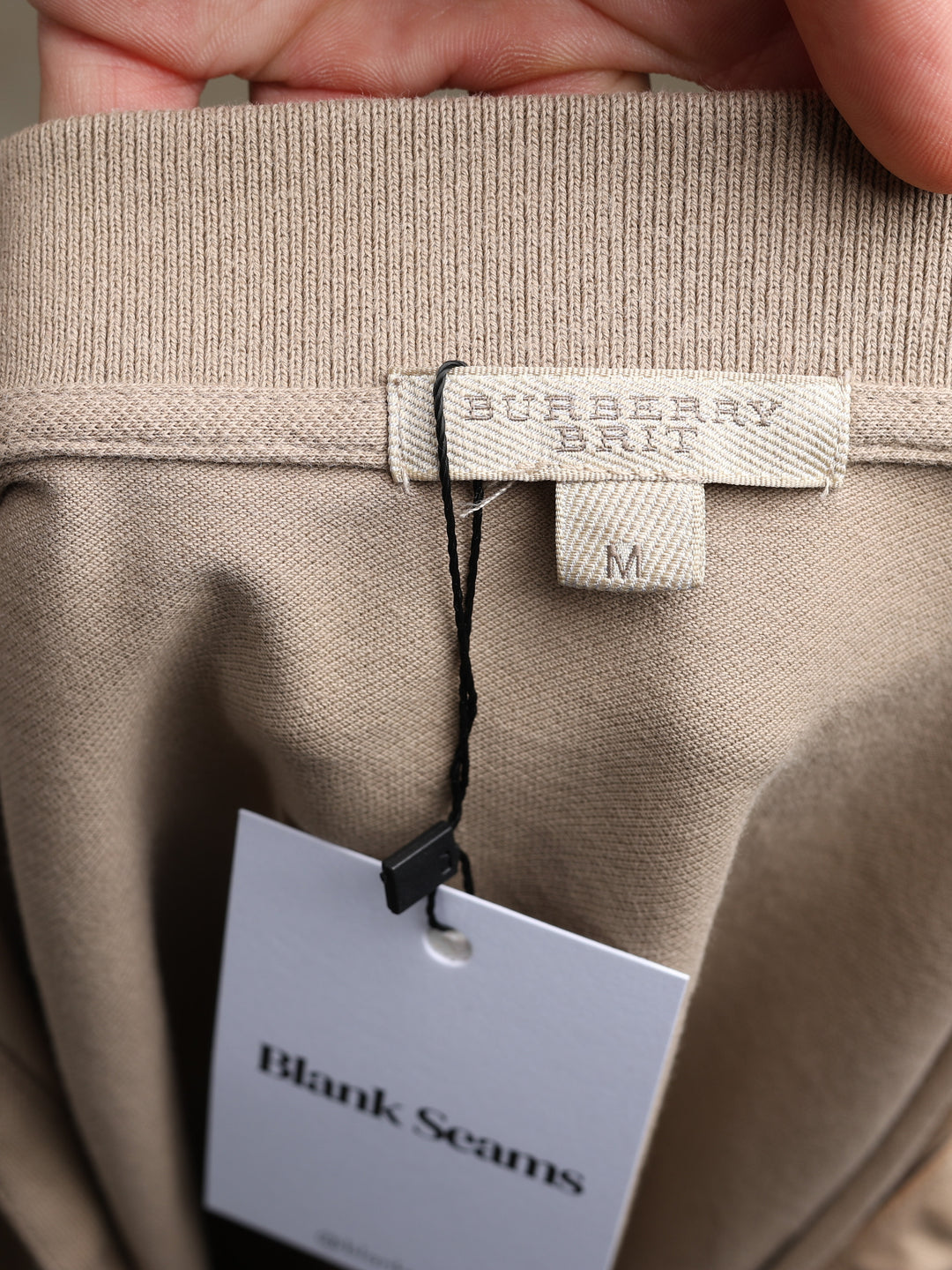 Burberry Brit Polo Shirt Taupe Women's M - detail 2
